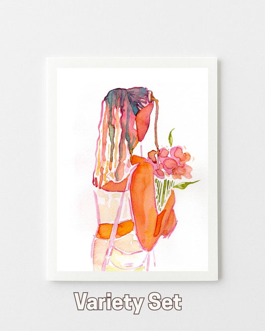 Floral Greeting Cards - Variety Set