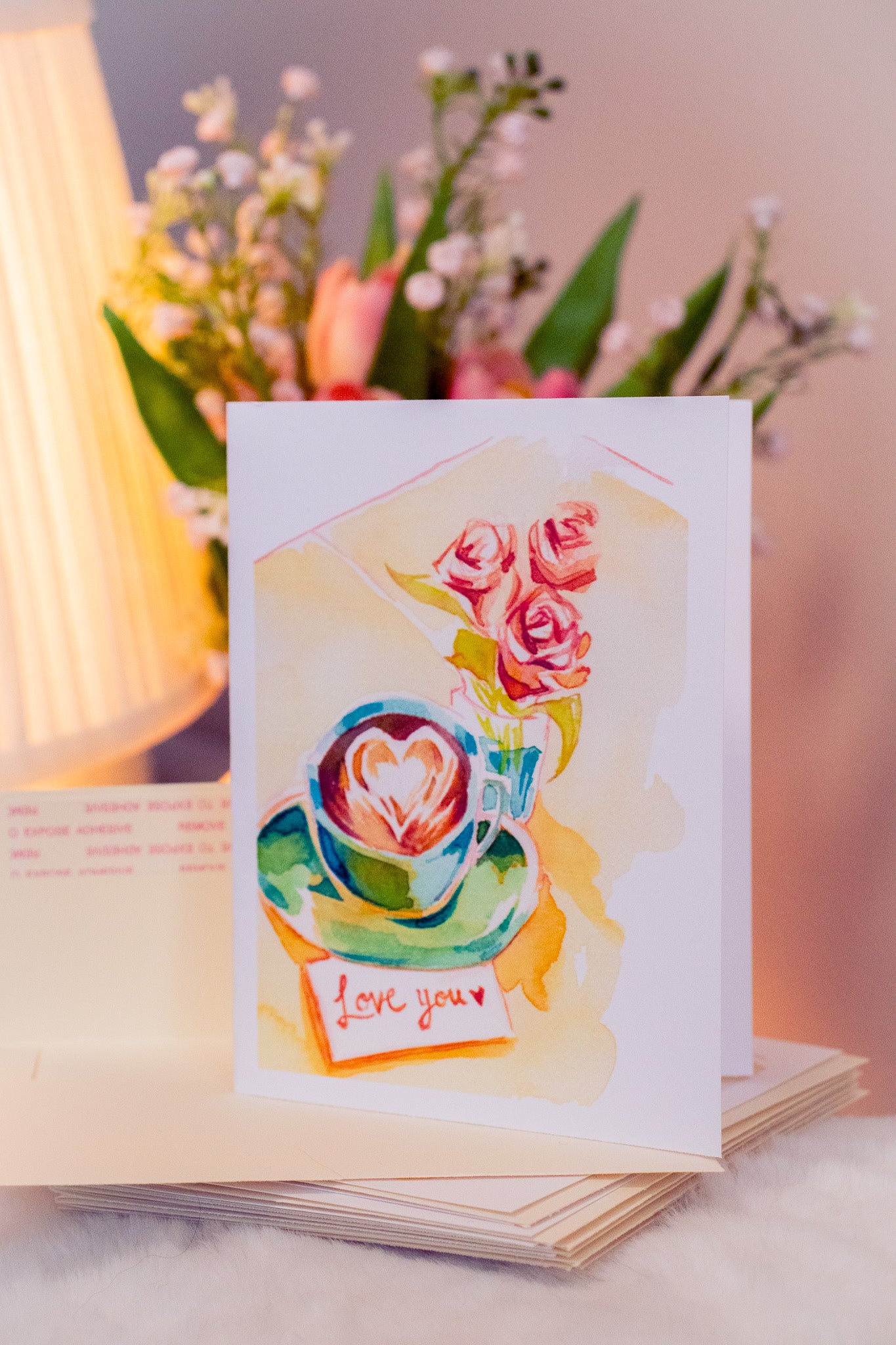 Love You Latte Greeting Cards