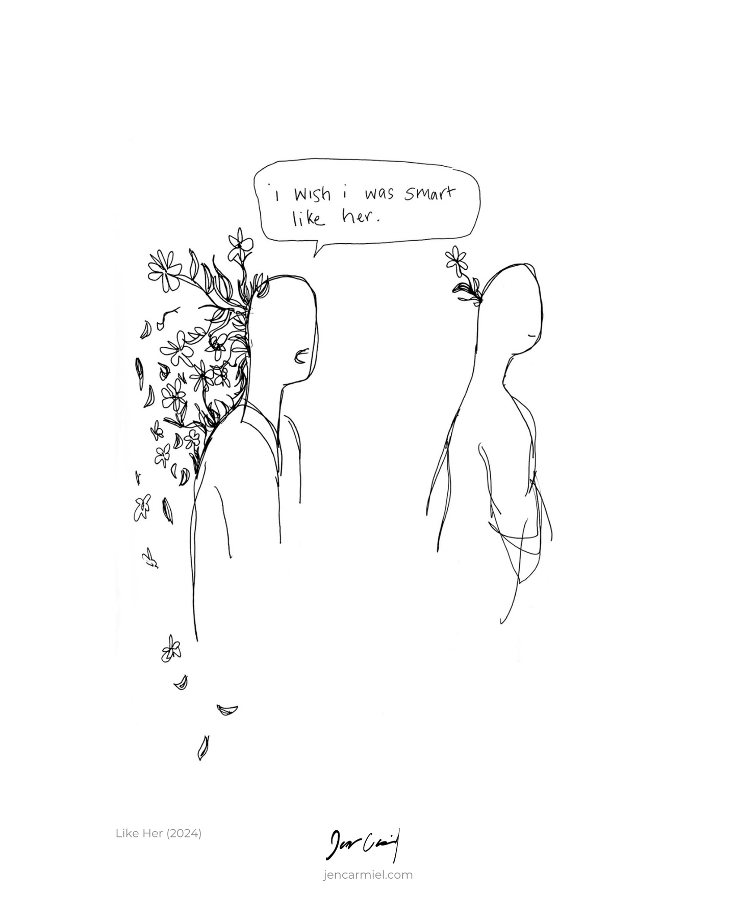 Like Her Art Print