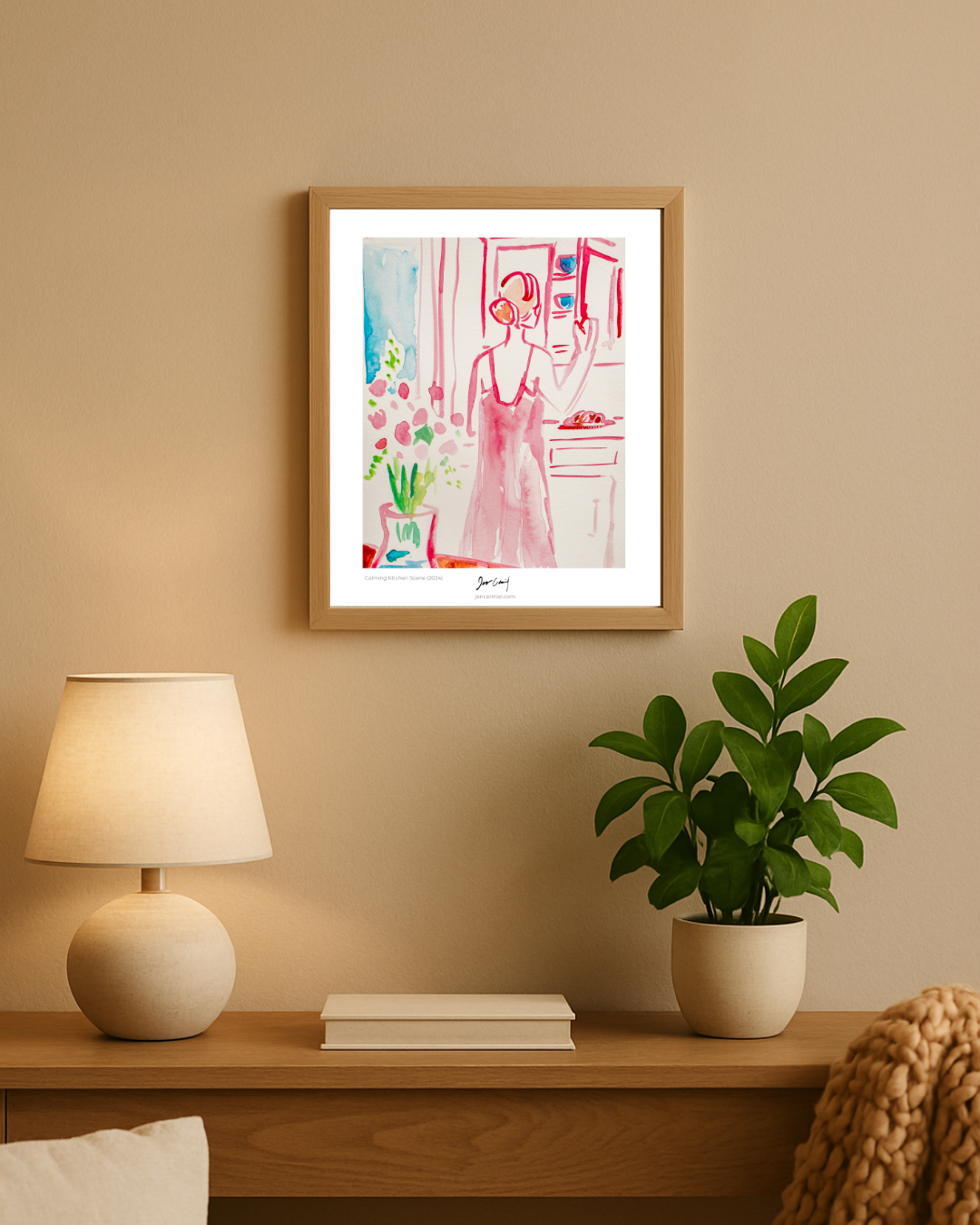 Calming Kitchen Art Print