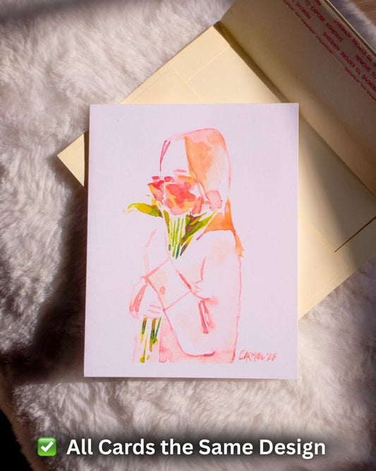 Valentine Girl Greeting Cards