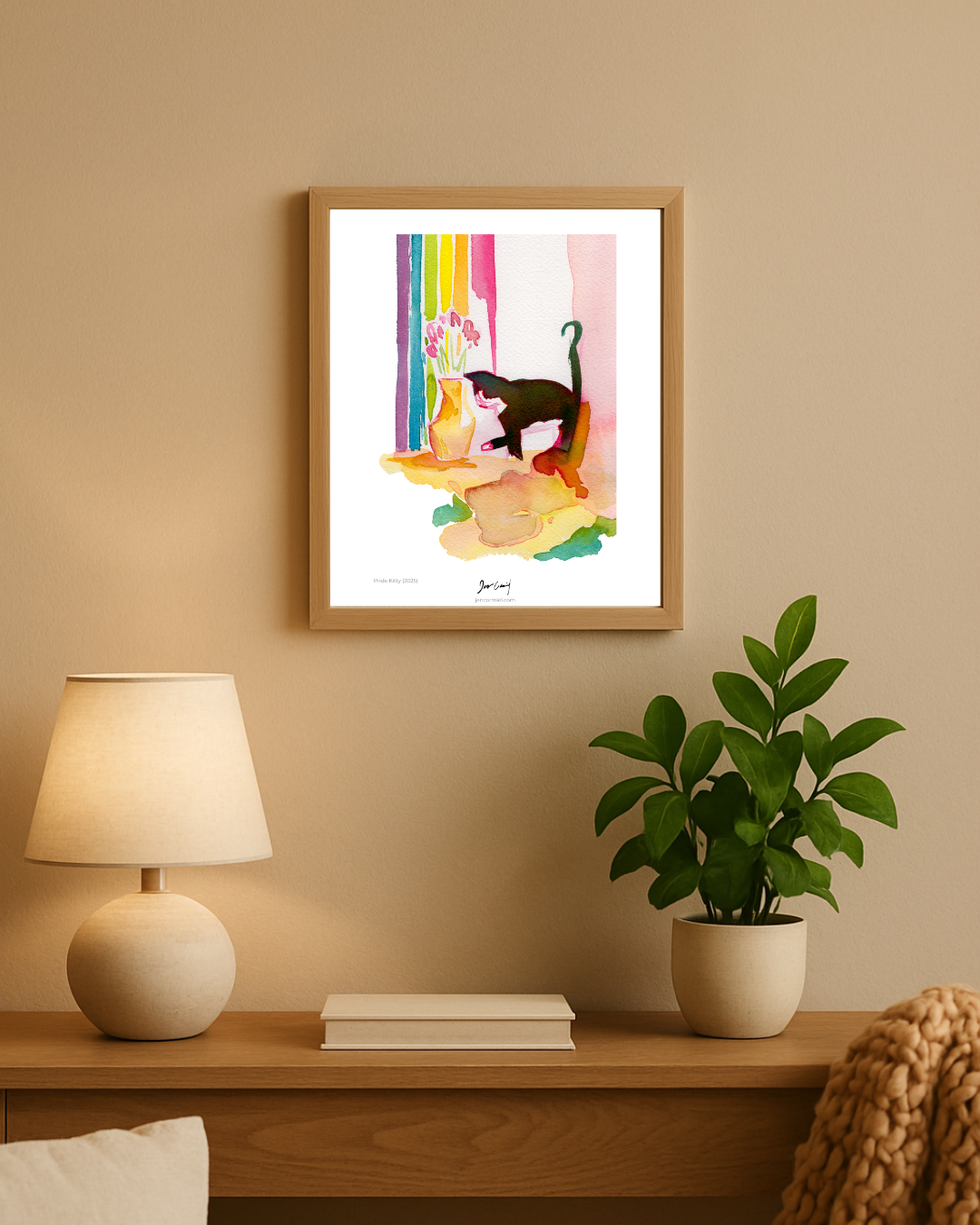 Pride Kitty Art Print