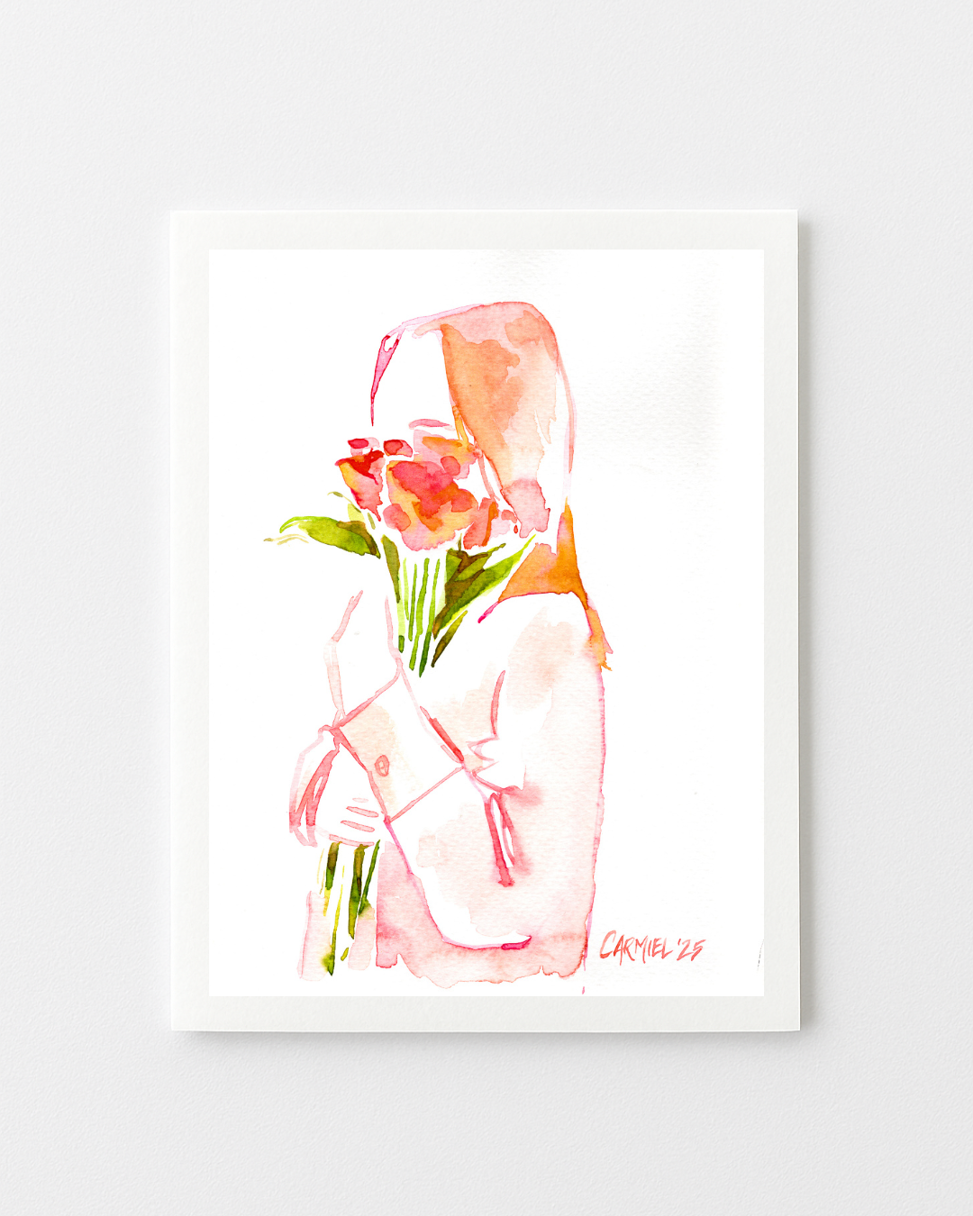 Valentine Girl Greeting Cards