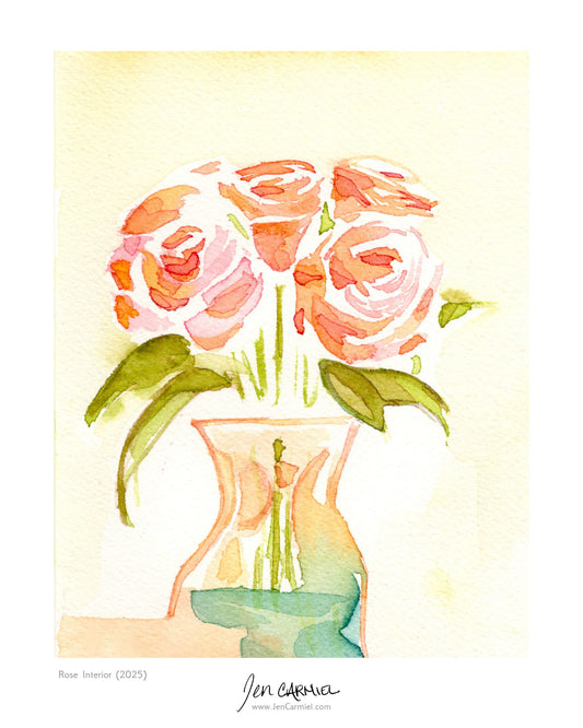 Rose Interior Art Print