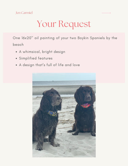 Custom Portrait - Wilder Hart - Nonrefundable Deposit