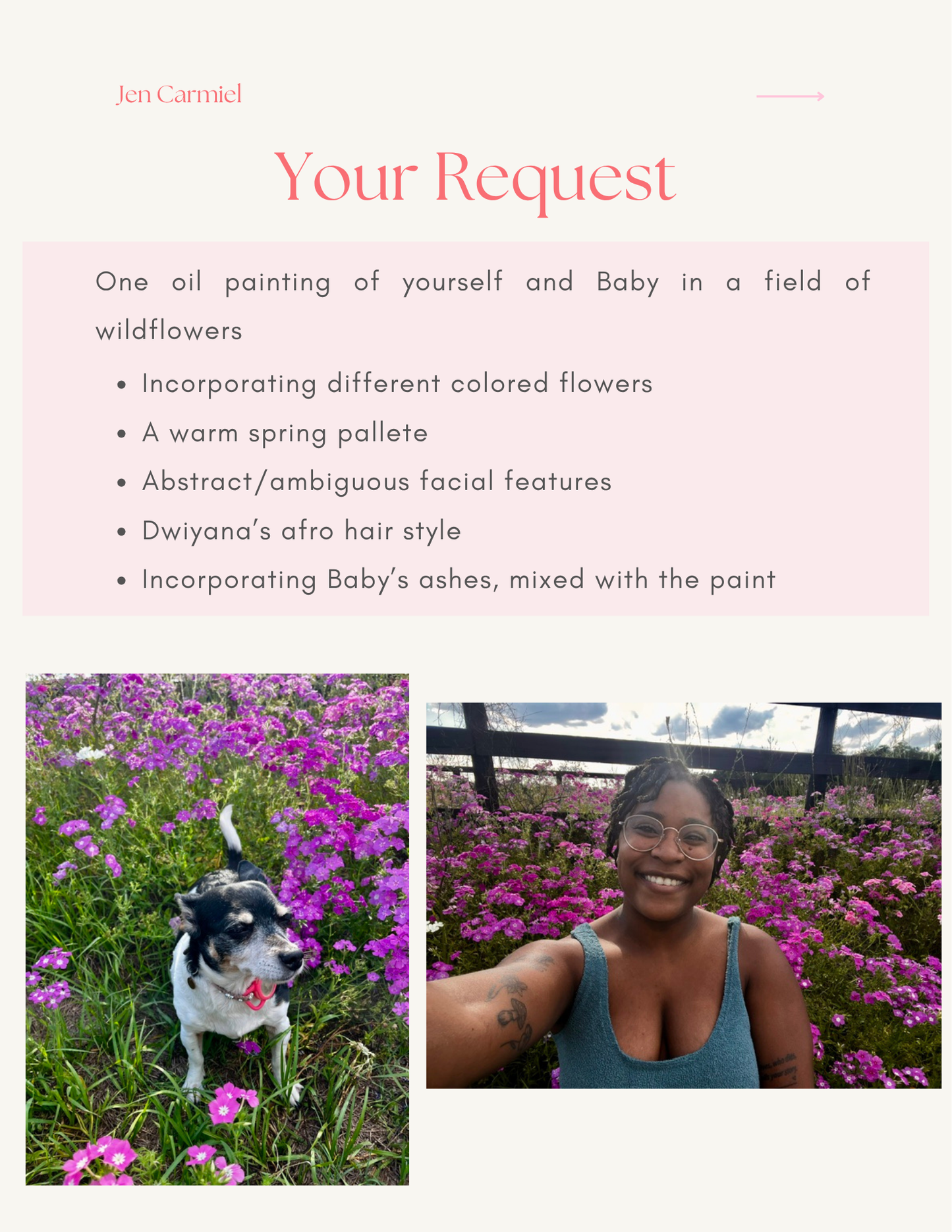 Dwiyana's Custom Portrait - Non Refundable Deposit
