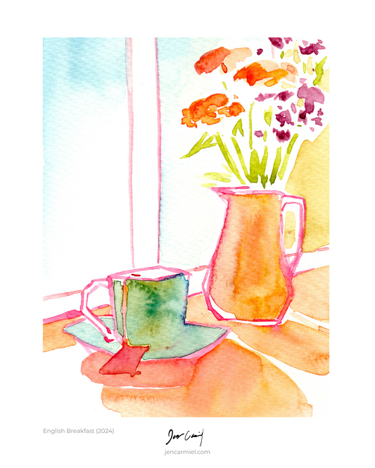 English Breakfast Art Print