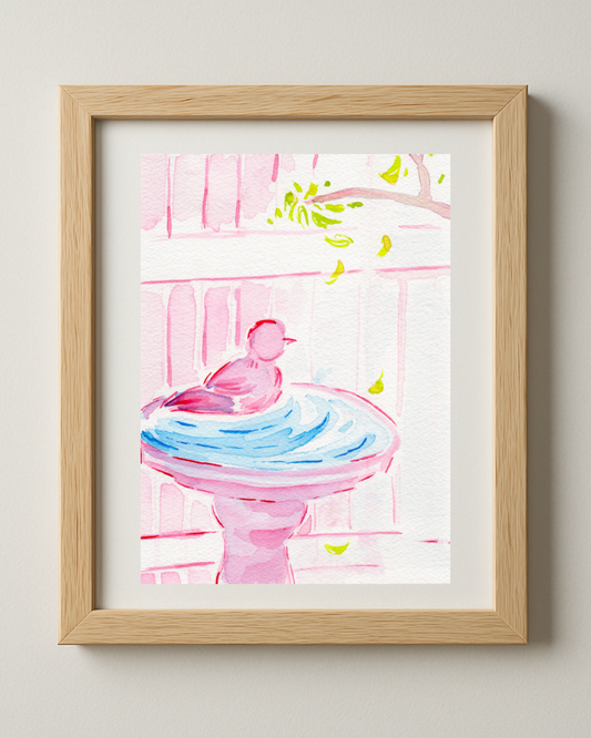 Little Bird - 5x7'' Original Watercolor