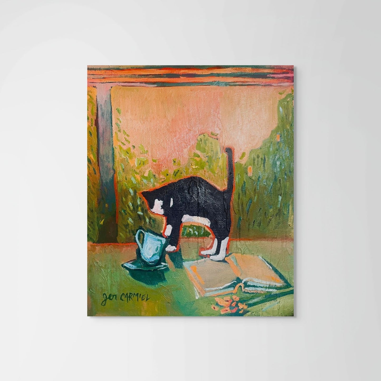 Playful Kitty- Oops! (2026) 16x20'' Oil on Canvas