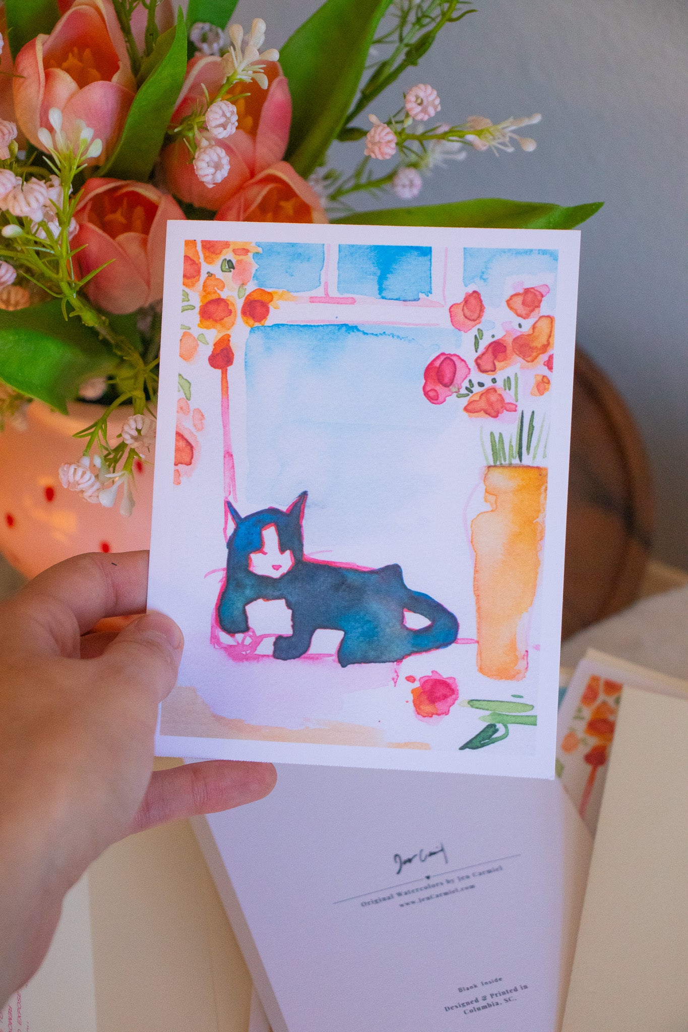 Calming Kitty Greeting Cards