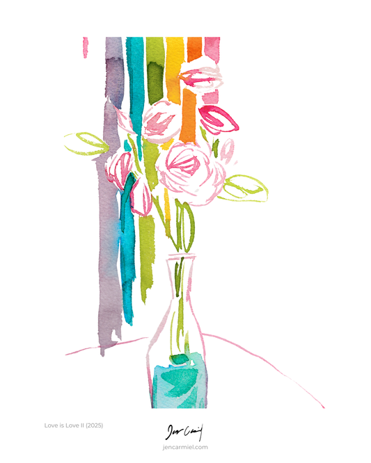 Pride Rose Art Print