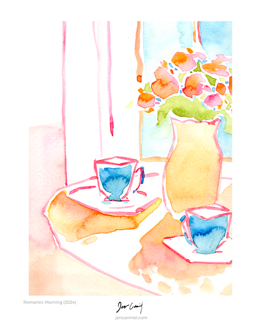 Romantic Morning Art Print