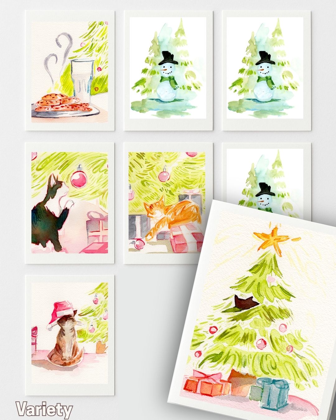Christmas Greeting Cards Variety Set!
