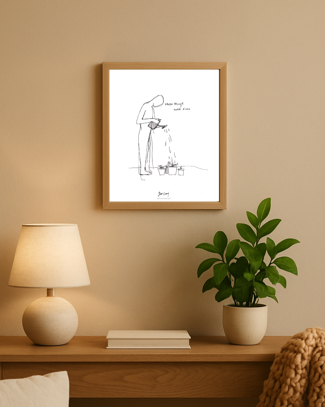 These Things Take Time Art Print