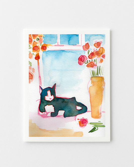 Calming Kitty Greeting Cards