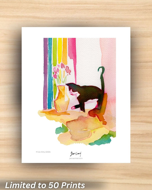Pride Kitty Art Print