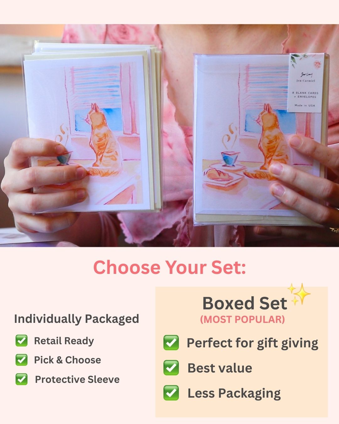 Kitty Greeting Cards (Variety Set)