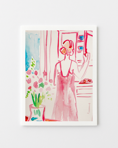 Calming Kitchen Greeting Cards