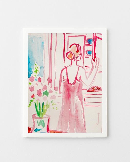 Calming Kitchen Greeting Cards