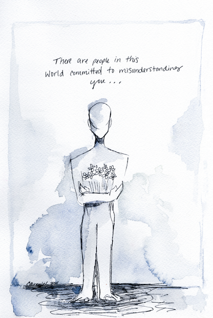 Don't Let Them Define You - Original Diptych