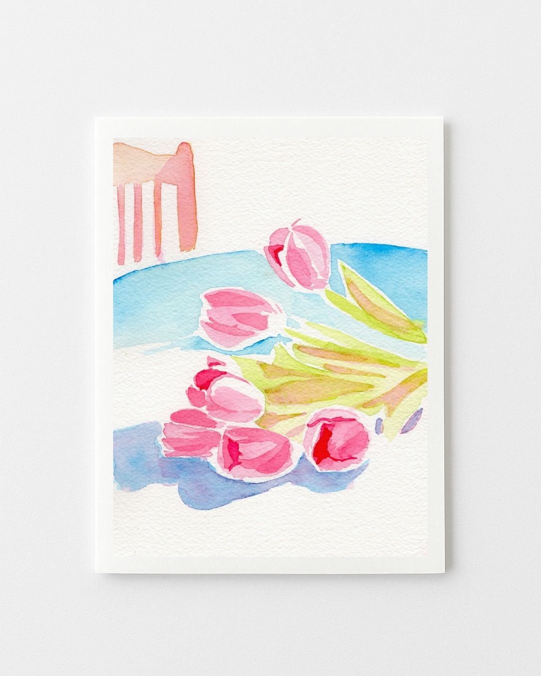 Tulips on the Table Greeting Card