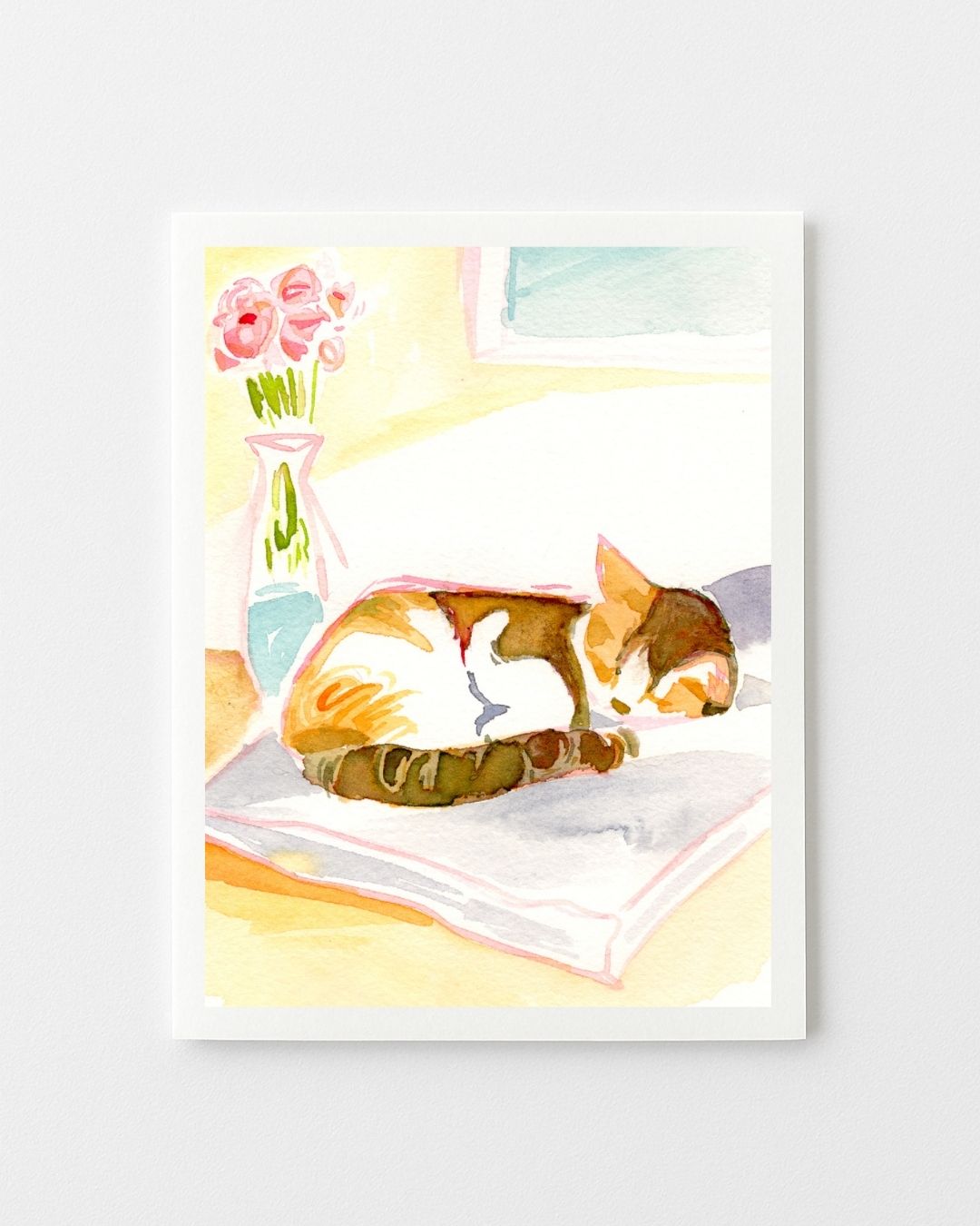 Calico Kitty Greeting Card