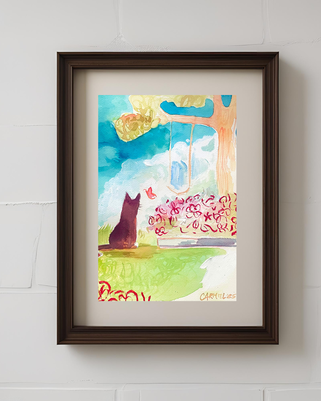 Shouldn't Painting Be Playful? 8x10'' Original Painting