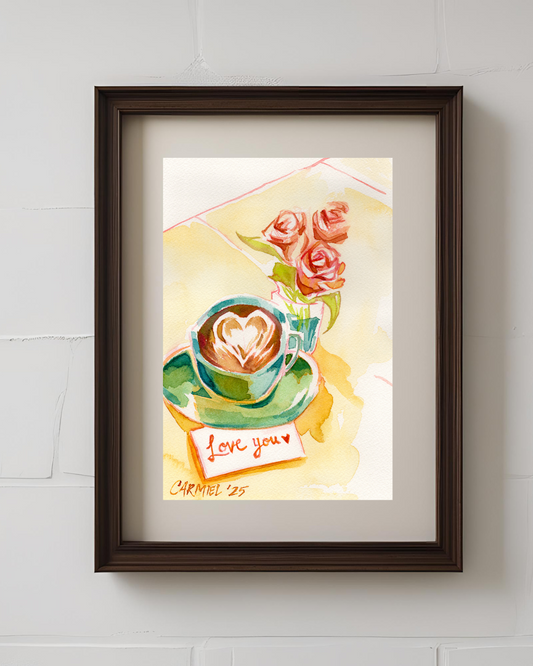 A Sweet Reminder 5x7'' Original Watercolor