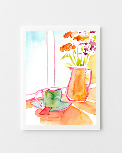 English Breakfast Greeting Cards