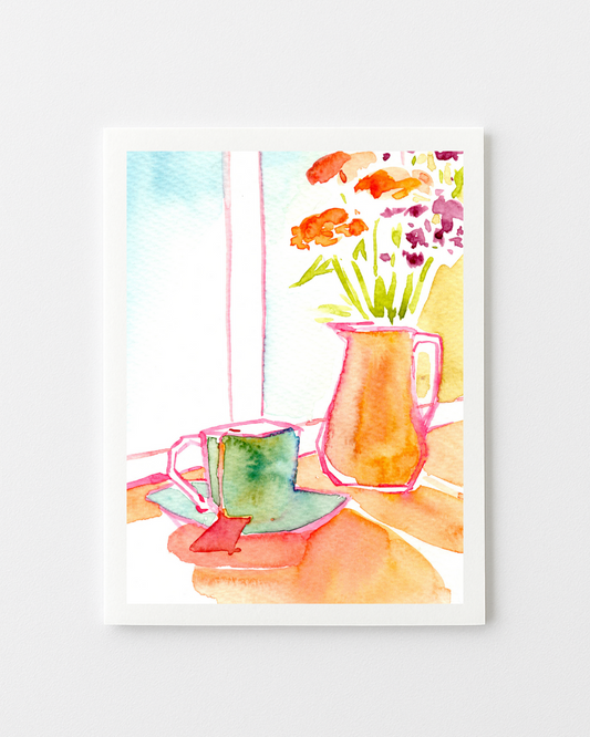 English Breakfast Greeting Cards