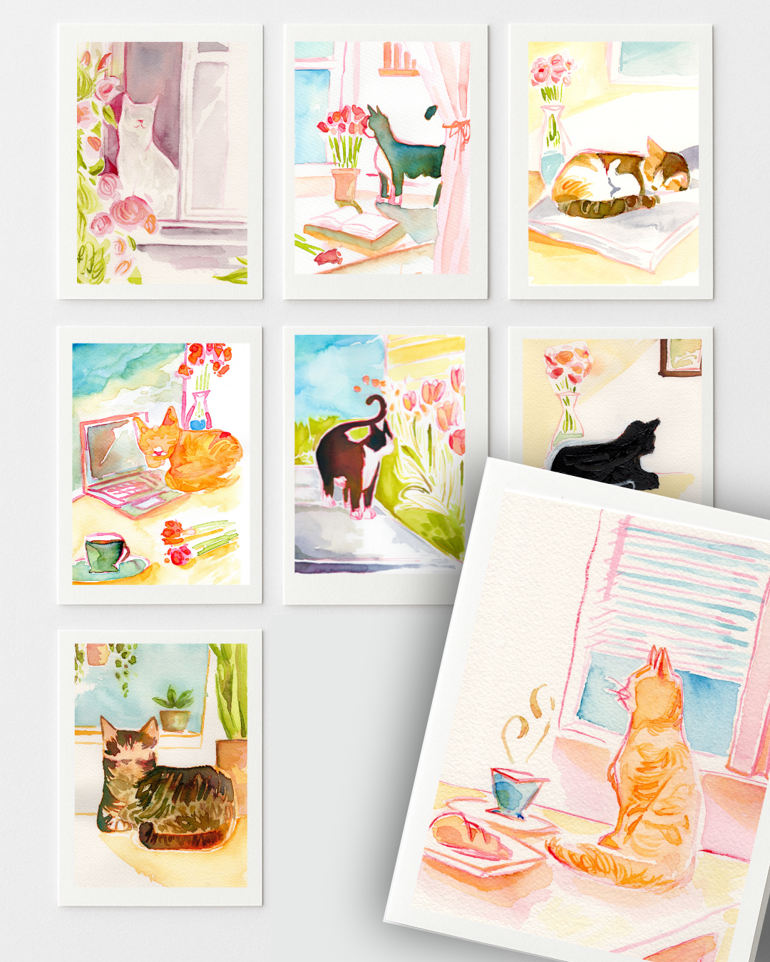 Kitty Greeting Cards (Variety Set)