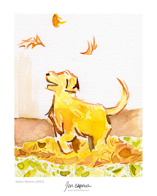 Golden Retriever Art Print