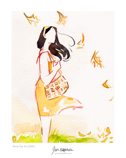 Windy Day Art Print
