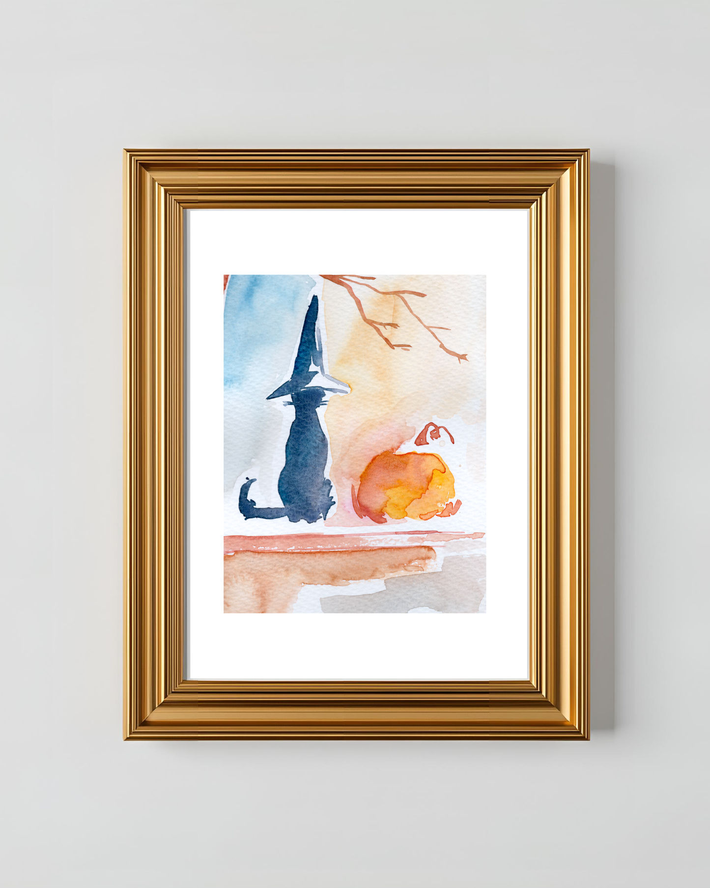 Witchy Season Original Watercolor