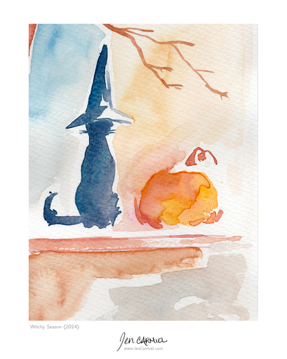 Witchy Season Art Print