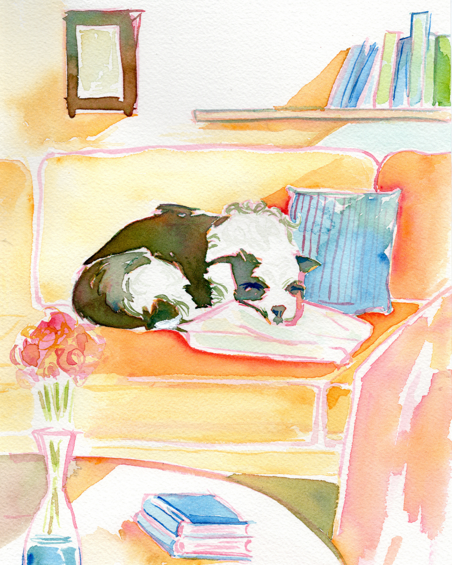 8x10 Custom Watercolor Portrait