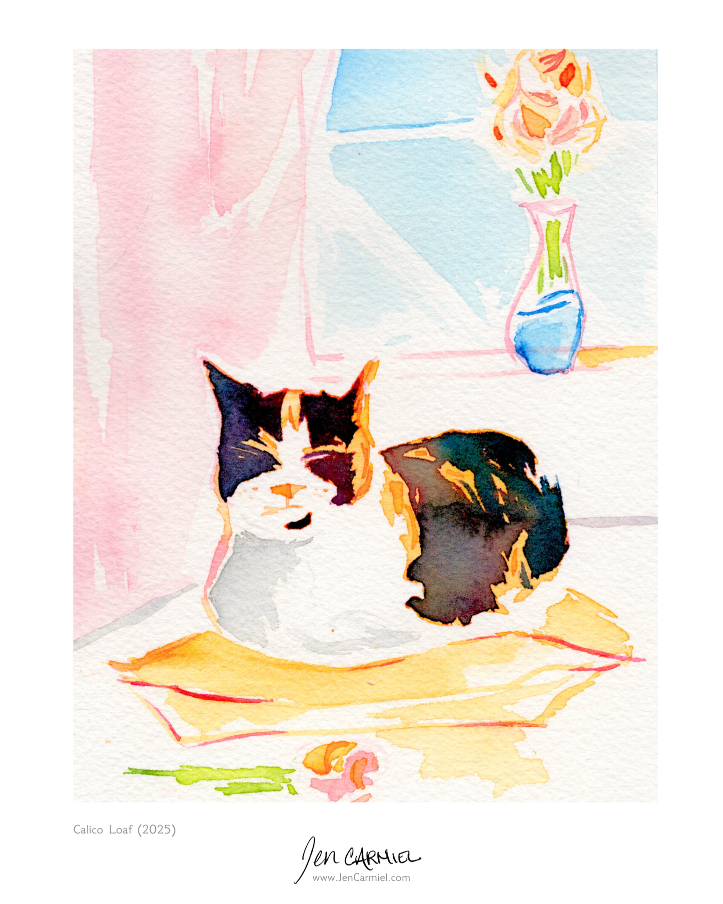 Calico Loaf Art Print (Limited Edition of 20)