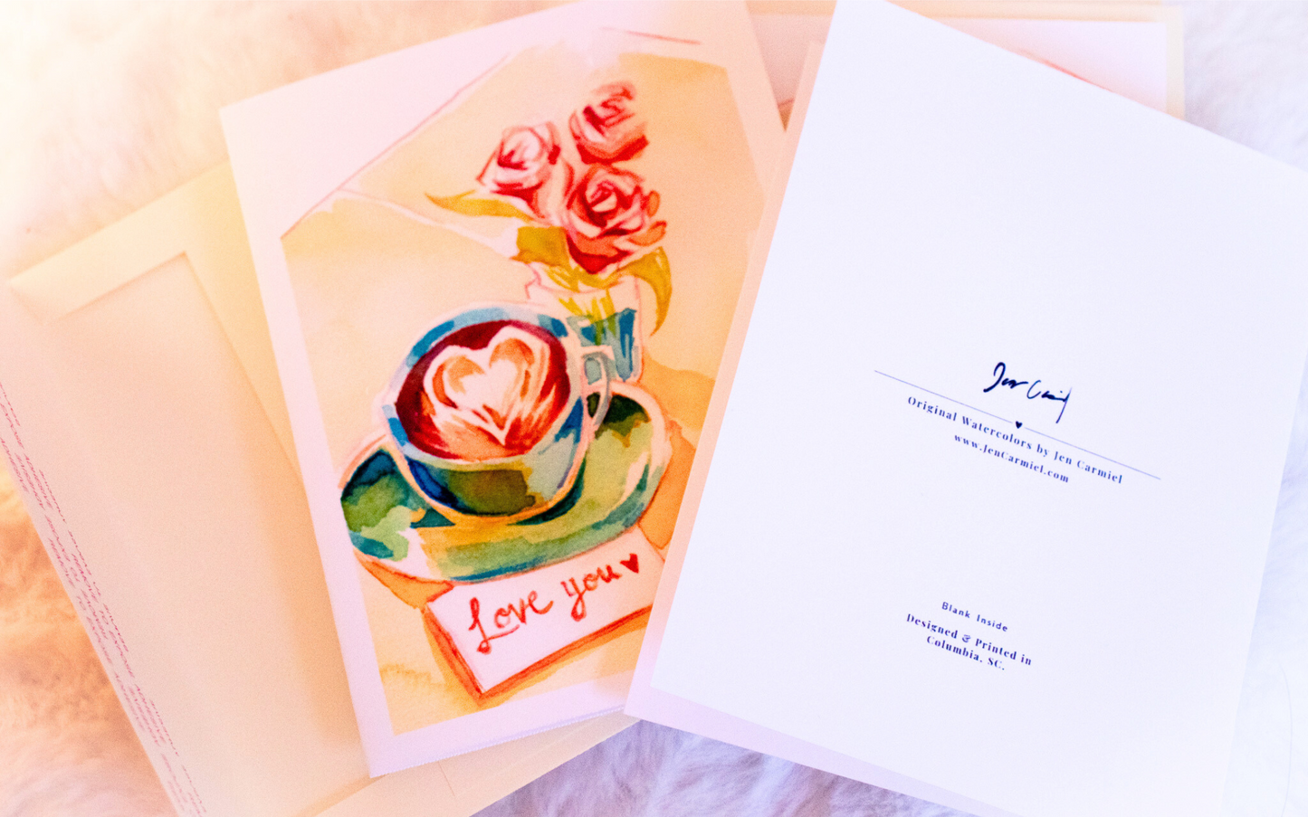 Custom Watercolor Cafe Project