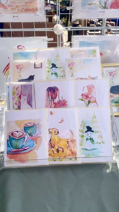 Christmas Greeting Cards Variety Set!