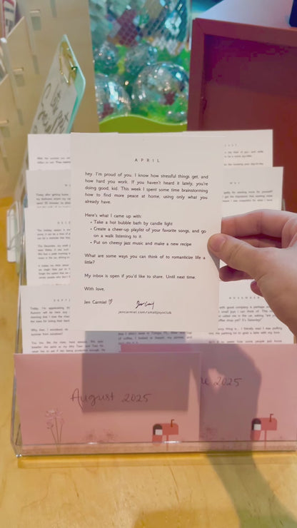 Past Small Joys Letters